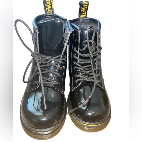 Dr. Martens 1460 Patent Leather Combat Boots - Picture 6 of 8